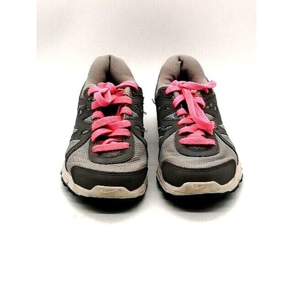 Nike Womens Sneakers Revolution 2 Gray Pink‎ Lace Up Running Shoe Padded 6.5 - Picture 3 of 10